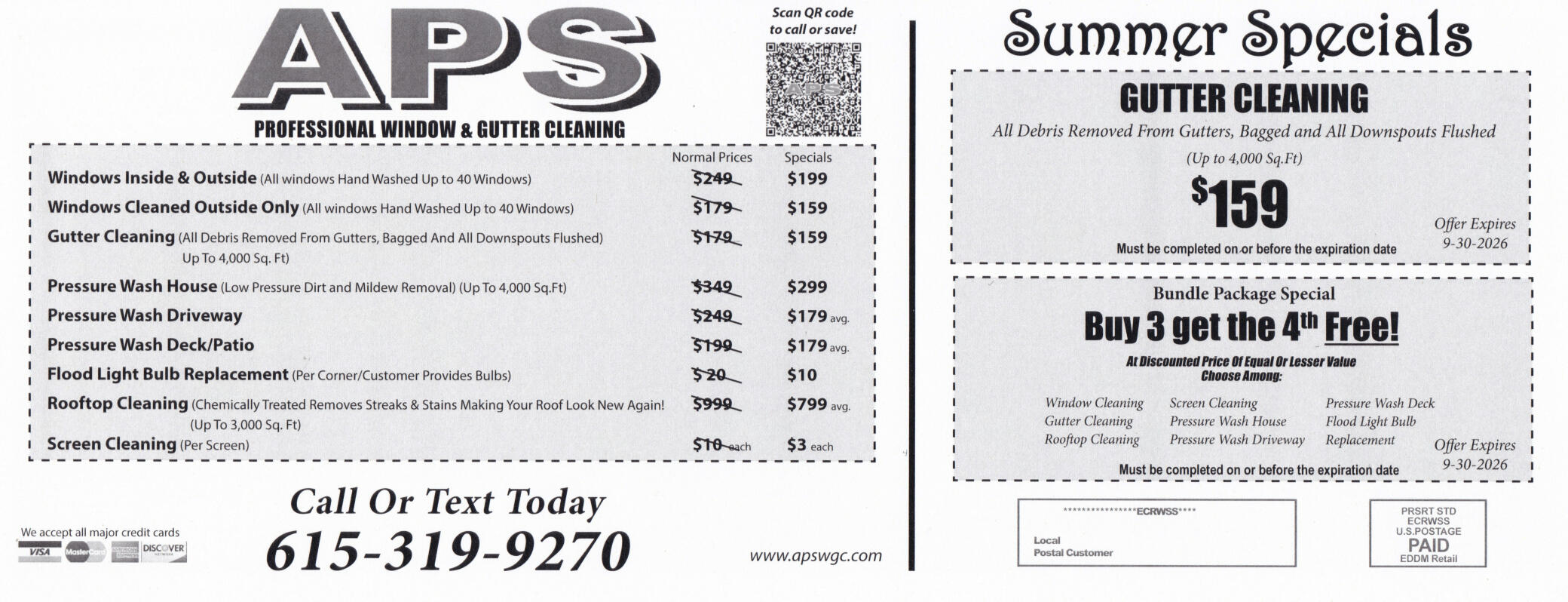 APS Nashville Specials APS Nashville Specials